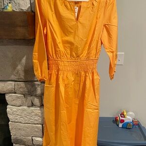 Talbots Sunny Orange Blouse